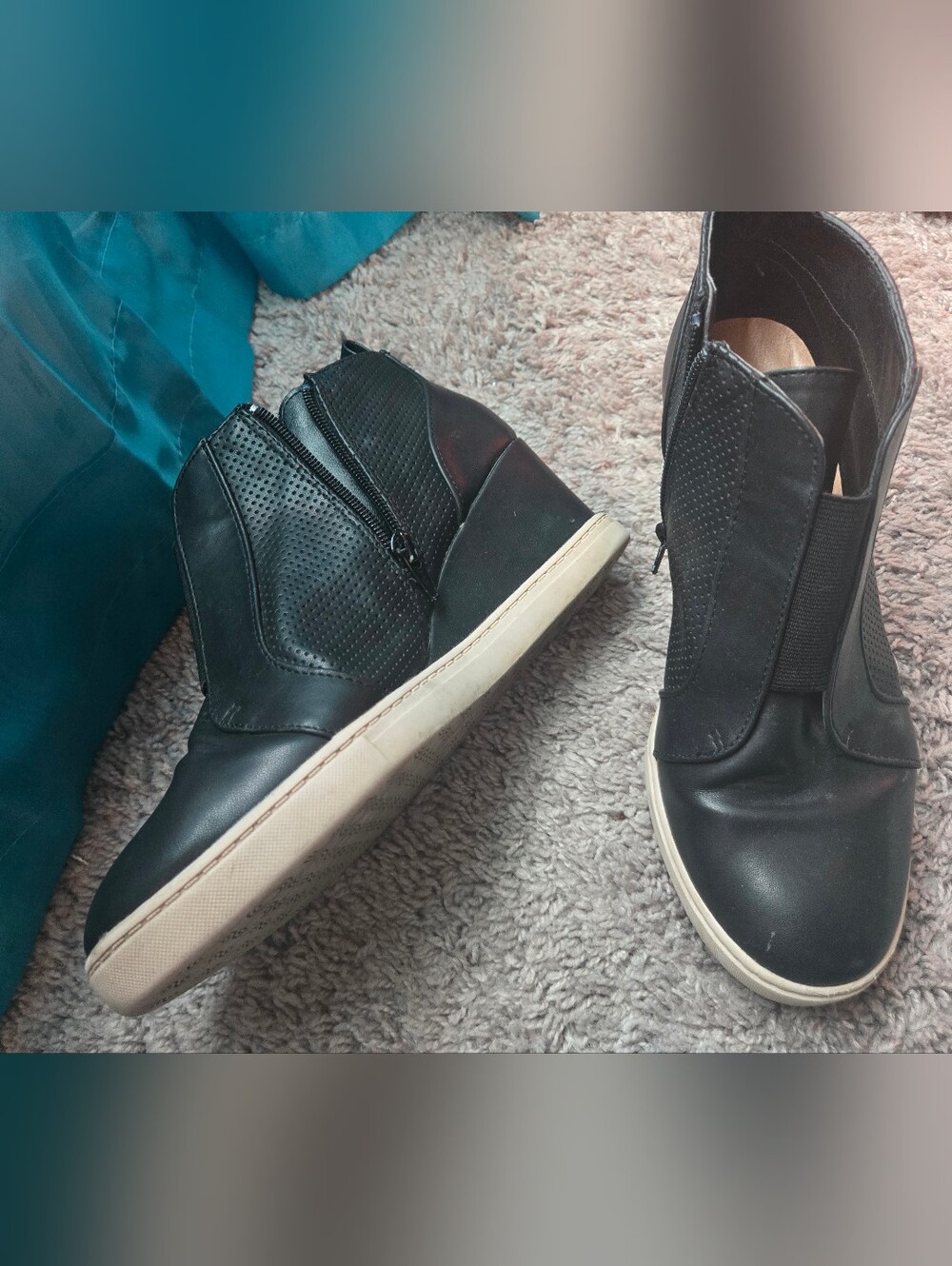 Womens High Heeled Black Shoes